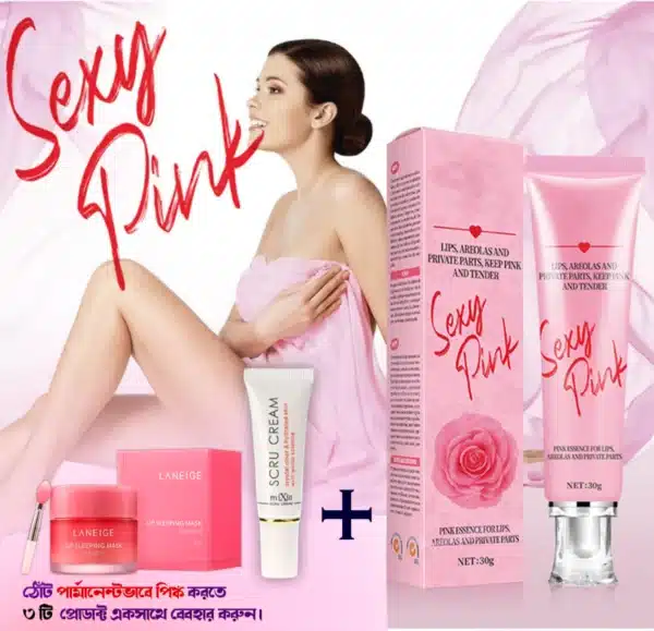 Aichun Beauty Sexy Pink lip Cream 30gm - Image 2