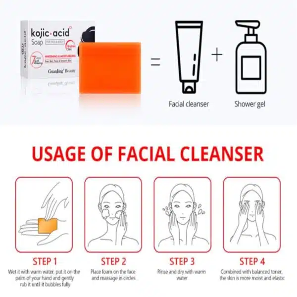 Kojie San Skin Brightening Soap - Original Kojic Soap - Image 2