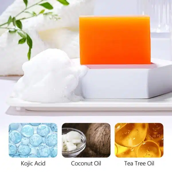 Kojie San Skin Brightening Soap - Original Kojic Soap - Image 3