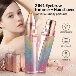 2 In 1 Rechargeable Electric Eyebrow Teimmer