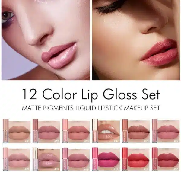 Handiya Liquid Matte Lipstick 12PC Set - Image 3