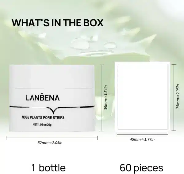 Lanbena Blackheads Removal Nose Plants Pore Strips - Image 5