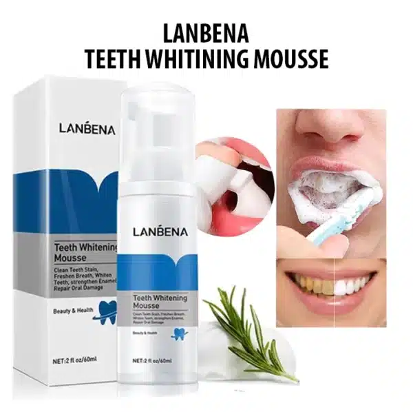 Lanbena Teeth Whitining Mousse 60gm