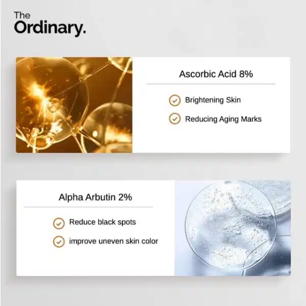 The Ordinary Ascorbic Acid 8% + Alpha Arbutin 2% Serum - Image 4