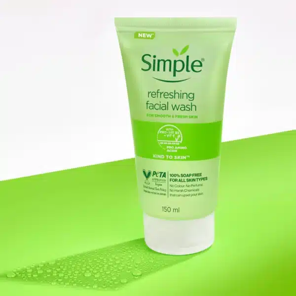 Simple Skin Refreshing Facial Wash Gel 150ml - Image 2