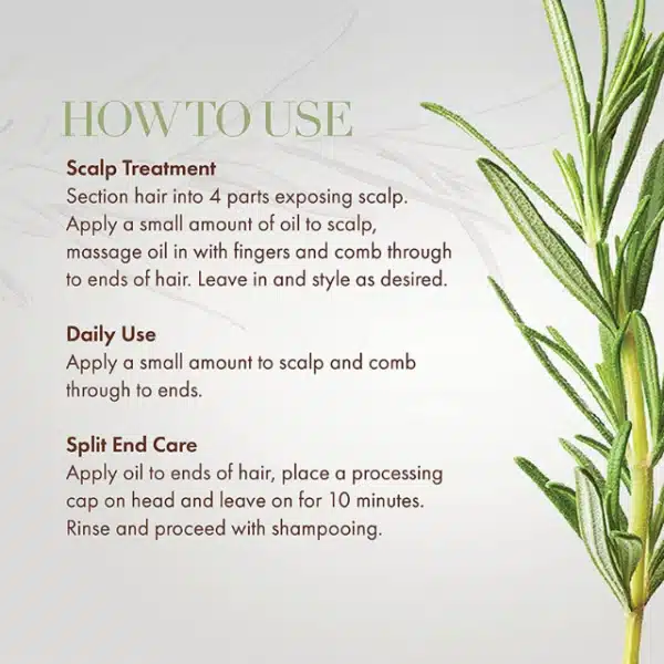Mielle Rosemary Mint Scalp & Hair Strengthening Oil - Image 8