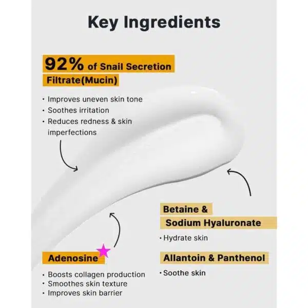 COSRX Advanced Snail 92 All In One Cream 50gm - Image 4