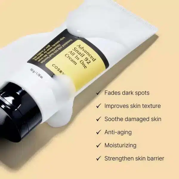 COSRX Advanced Snail 92 All In One Cream 50gm - Image 3