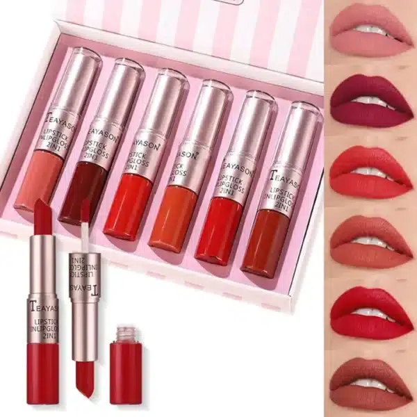 Teayason 2-in-1 Lipstick & Lip Gloss Set (Group-A)